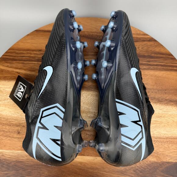 Nike Zoom Vapor 16 Elite AG-Pro \'Black Ice Blue\' FQ8693-001 Men\'s Size 13 Cleats